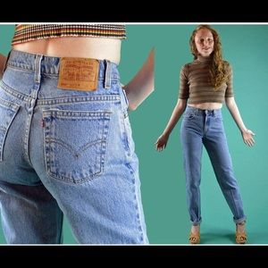 Levi’s 550 vintage high waisted mom jeans
